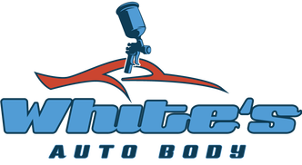 White's Auto Body logo and link to Home